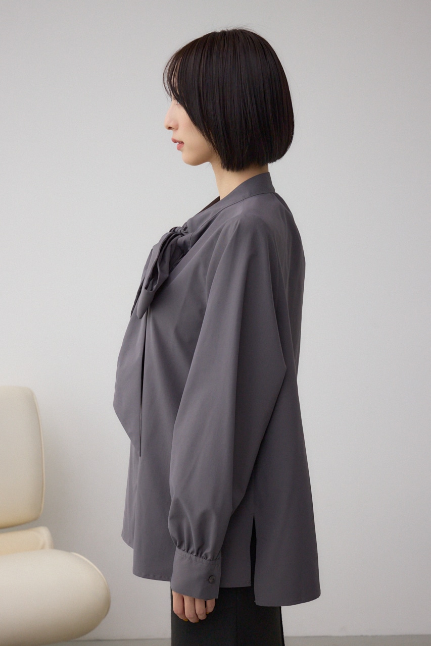 ボウタイリボンブラウス 詳細画像