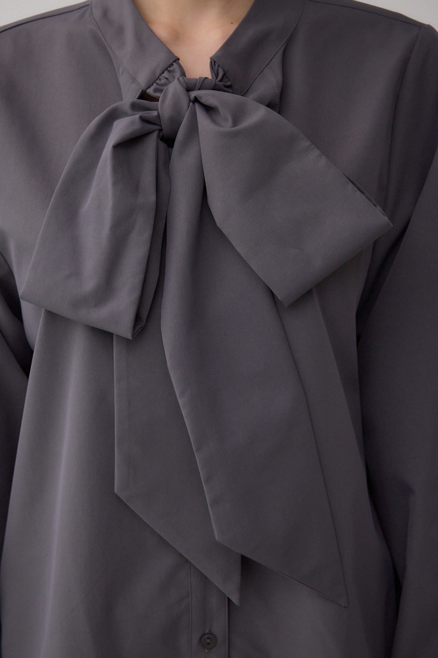 ボウタイリボンブラウス 詳細画像