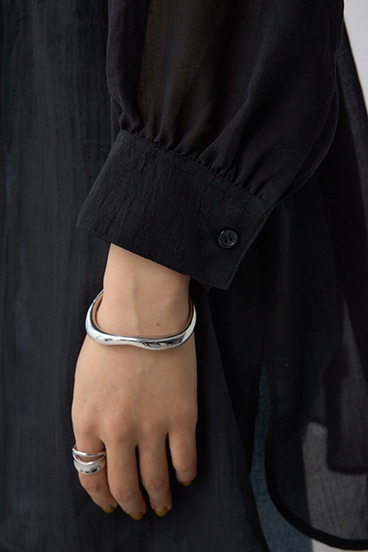 前後2WAY5分袖前リボンブラウス 詳細画像