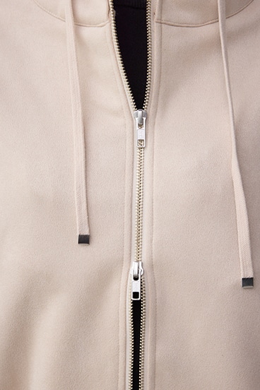 フェイクスエードフーディブルゾン 詳細画像