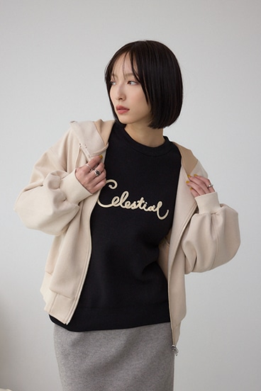 フェイクスエードフーディブルゾン 詳細画像