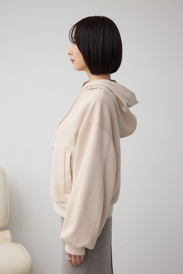 フェイクスエードフーディブルゾン 詳細画像