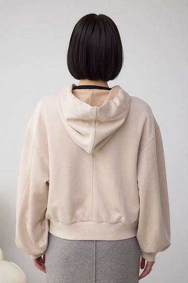 フェイクスエードフーディブルゾン 詳細画像