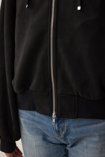 フェイクスエードフーディブルゾン 詳細画像