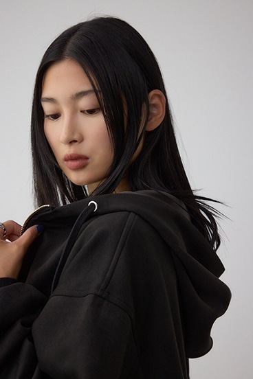 フェイクスエードフーディブルゾン