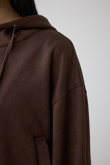 フェイクスエードフーディブルゾン 詳細画像