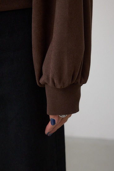 フェイクスエードフーディブルゾン 詳細画像