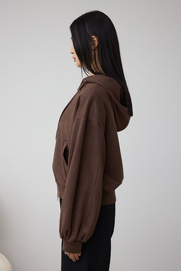 フェイクスエードフーディブルゾン 詳細画像