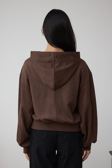 フェイクスエードフーディブルゾン 詳細画像