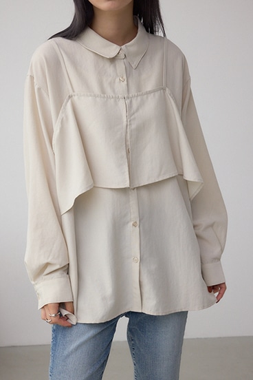 ビスチェレイヤードシャツ