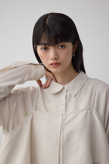 ビスチェレイヤードシャツ