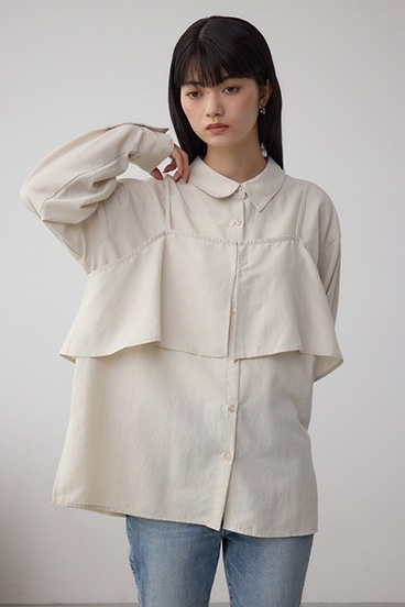 ビスチェレイヤードシャツ 詳細画像