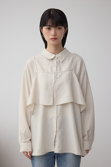 ビスチェレイヤードシャツ 詳細画像
