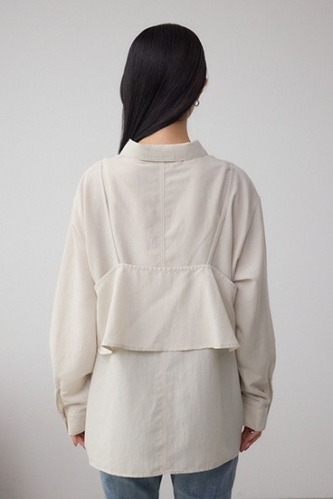 ビスチェレイヤードシャツ 詳細画像