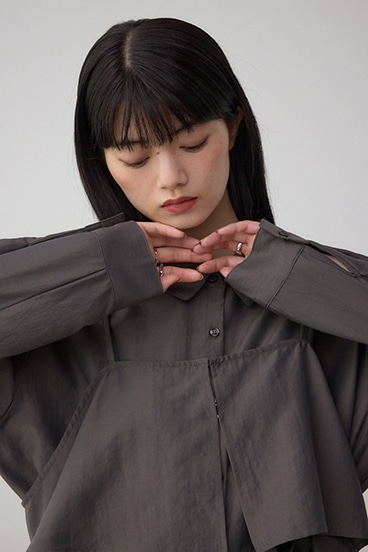 ビスチェレイヤードシャツ 詳細画像