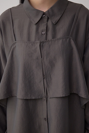 ビスチェレイヤードシャツ 詳細画像