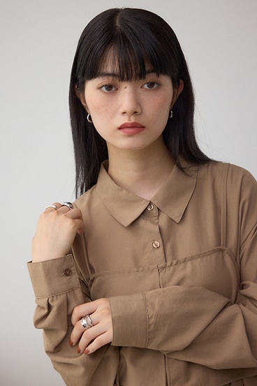 ビスチェレイヤードシャツ