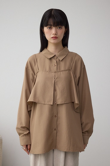 ビスチェレイヤードシャツ 詳細画像