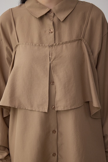 ビスチェレイヤードシャツ 詳細画像