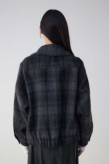 【着丈バリエ】シャギースタンドコート 詳細画像