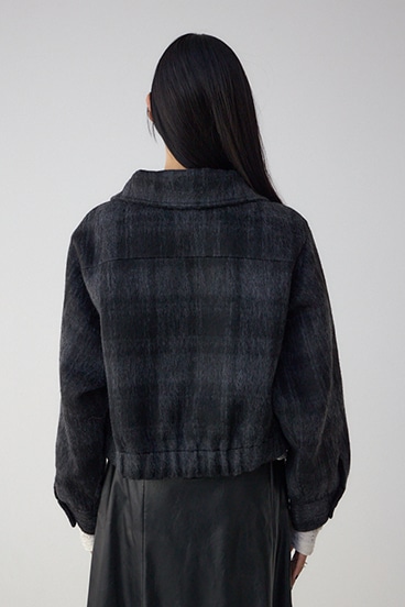 【着丈バリエ】シャギースタンドコート 詳細画像