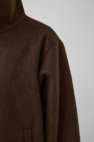 【着丈バリエ】シャギースタンドコート 詳細画像