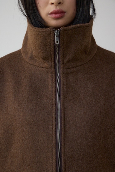 【着丈バリエ】シャギースタンドコート 詳細画像