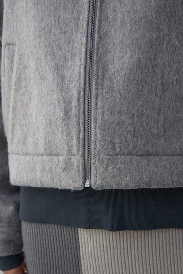 【着丈バリエ】シャギースタンドコート 詳細画像