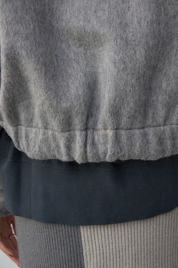 【着丈バリエ】シャギースタンドコート 詳細画像