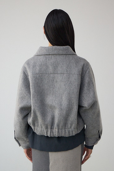 【着丈バリエ】シャギースタンドコート 詳細画像