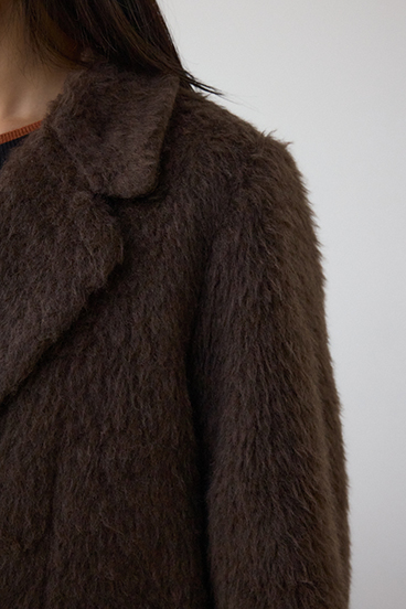 シャギージャケットコート 詳細画像