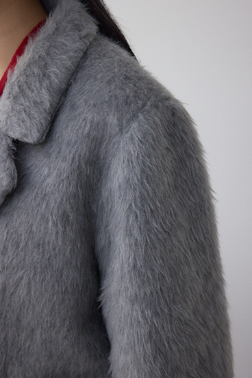 シャギージャケットコート 詳細画像