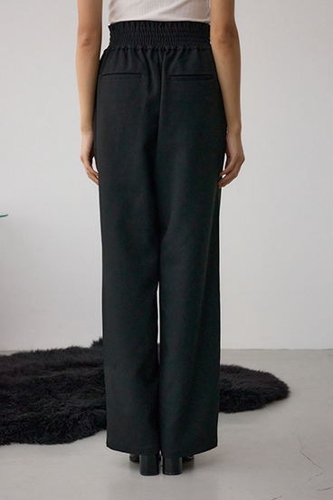 ワイドベルトツイルイージーパンツ 詳細画像