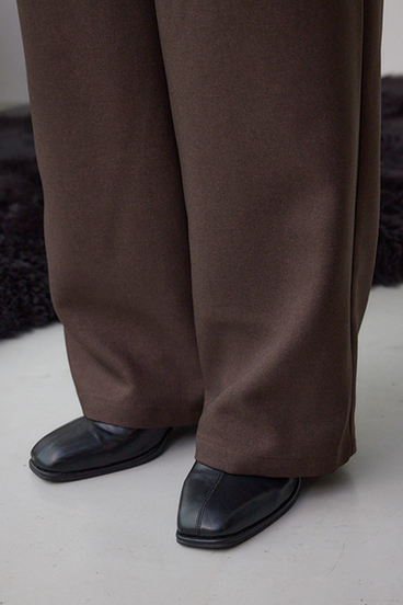 ワイドベルトツイルイージーパンツ 詳細画像