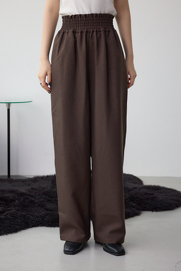 ワイドベルトツイルイージーパンツ 詳細画像