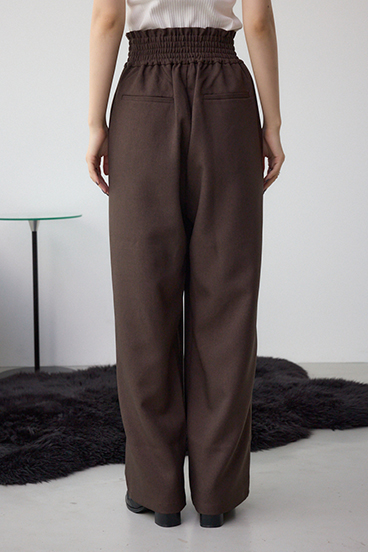 ワイドベルトツイルイージーパンツ 詳細画像