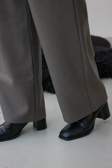 ワイドベルトツイルイージーパンツ 詳細画像