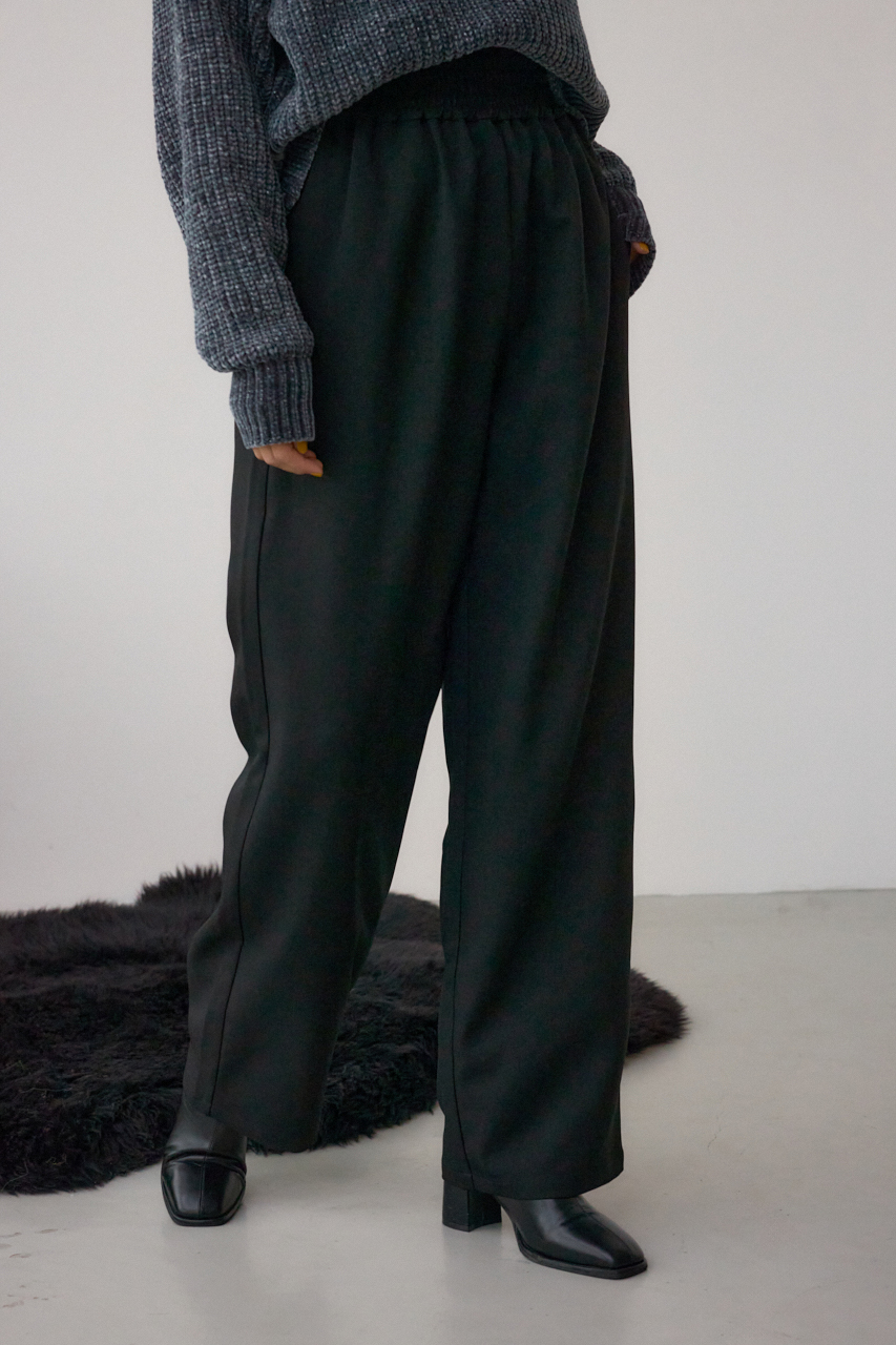 ワイドベルトツイルイージーパンツ