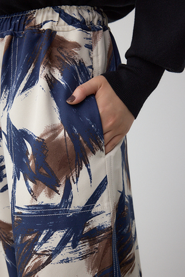 パッチポケットウエストイージーパンツ 詳細画像