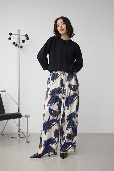 パッチポケットウエストイージーパンツ 詳細画像