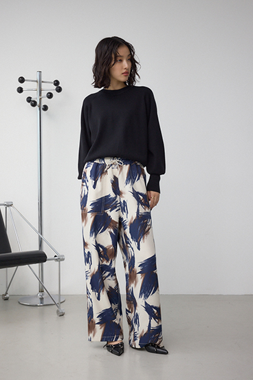 パッチポケットウエストイージーパンツ 詳細画像