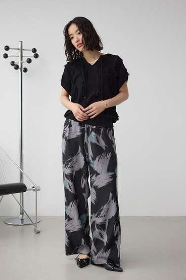 パッチポケットウエストイージーパンツ 詳細画像