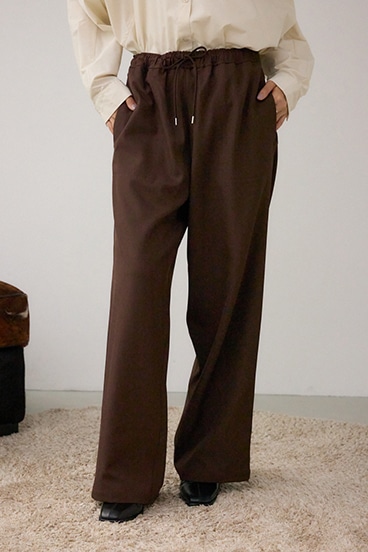 パッチポケットウエストイージーパンツ