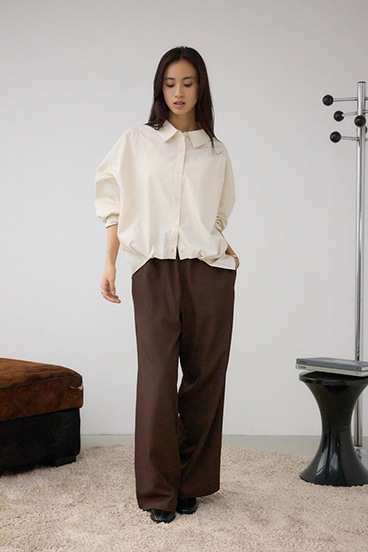 パッチポケットウエストイージーパンツ 詳細画像