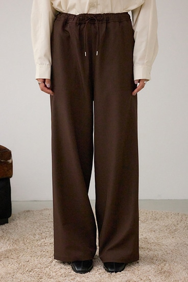 パッチポケットウエストイージーパンツ 詳細画像