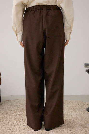 パッチポケットウエストイージーパンツ 詳細画像