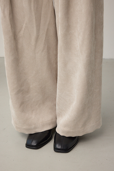 コーデュロイイージーワイドパンツ 詳細画像