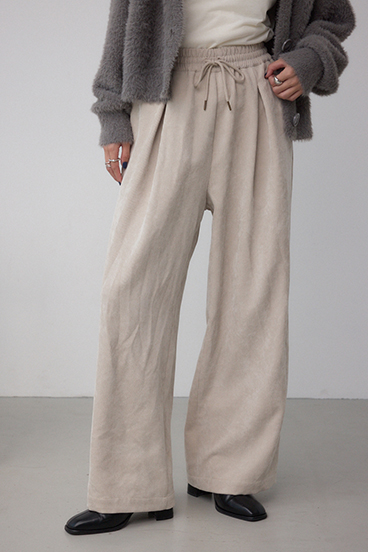 コーデュロイイージーワイドパンツ 詳細画像