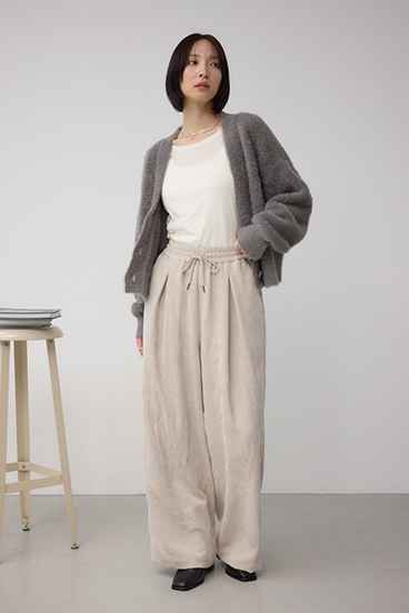 コーデュロイイージーワイドパンツ 詳細画像