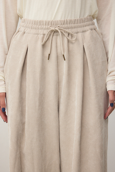 コーデュロイイージーワイドパンツ 詳細画像